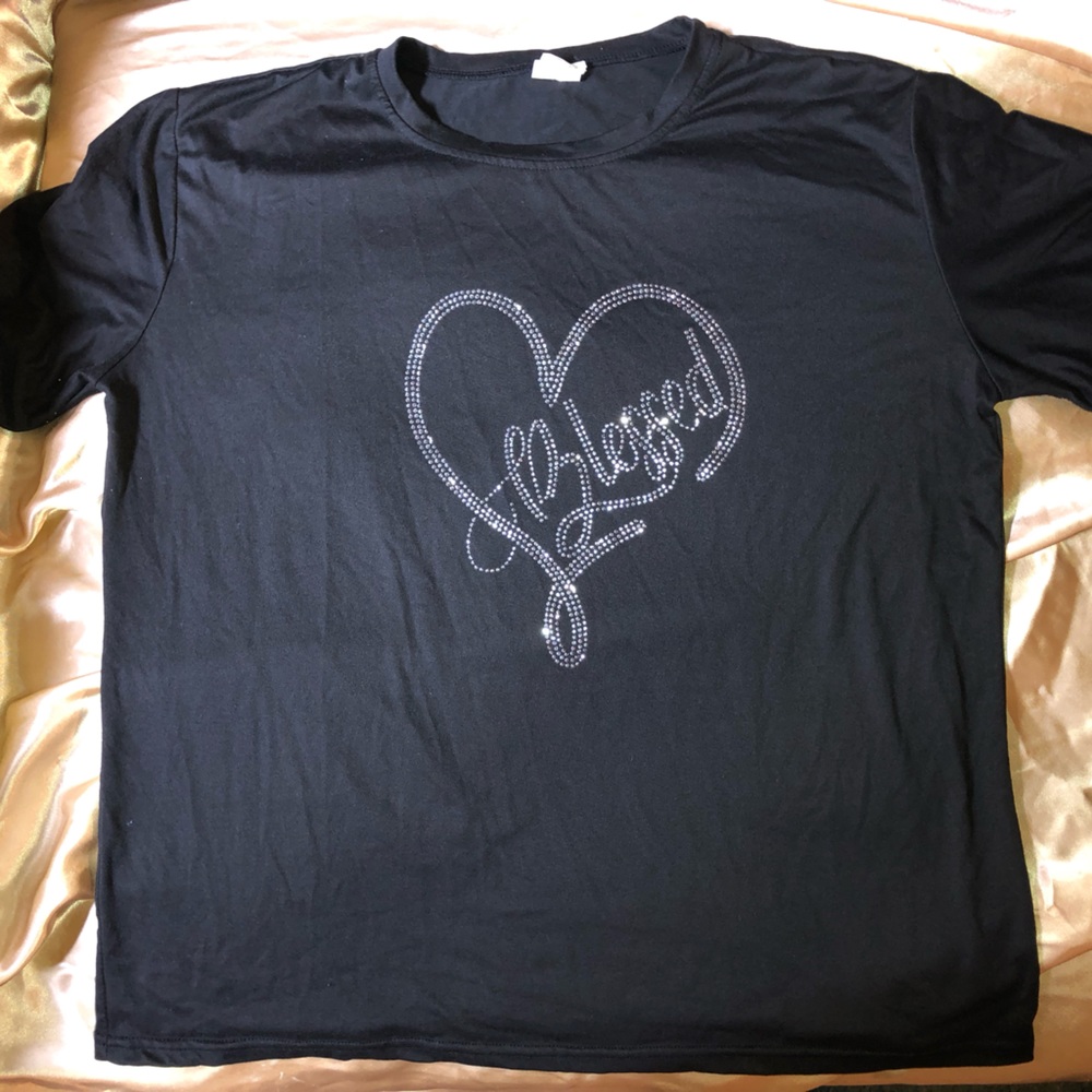 Blinged BLESSED Tshirt